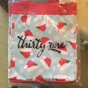 NWT Whimsical holiday thirty-one storage tote